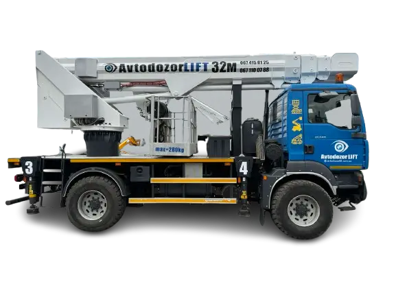 Автовышка АГП-32 4×4 — аренда в Киеве