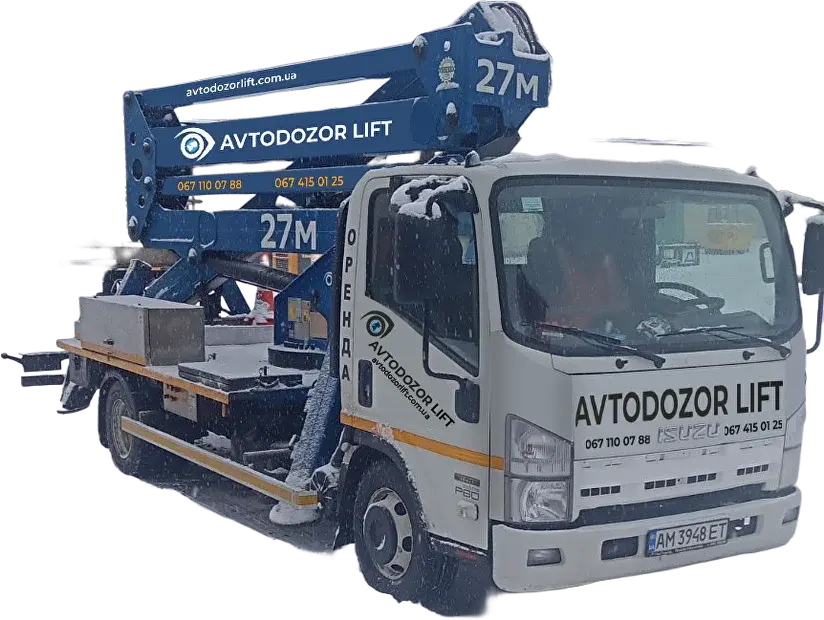 Автовишка АГП-27 ISUZU — оренда в Києві